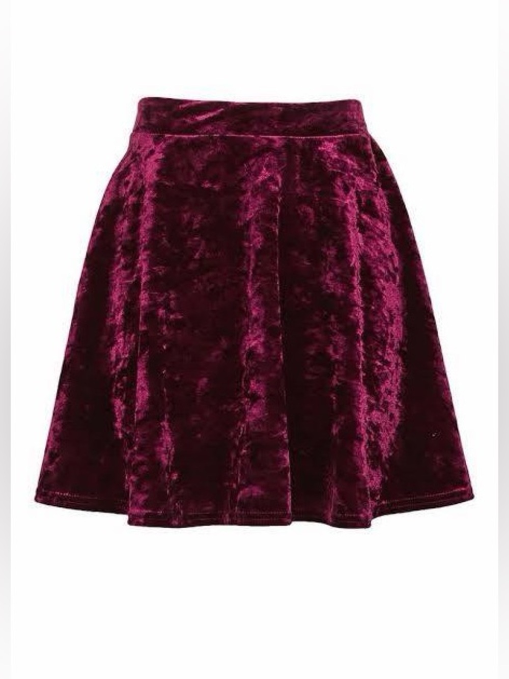 Torrid Crushed Velvet Skater Skirt